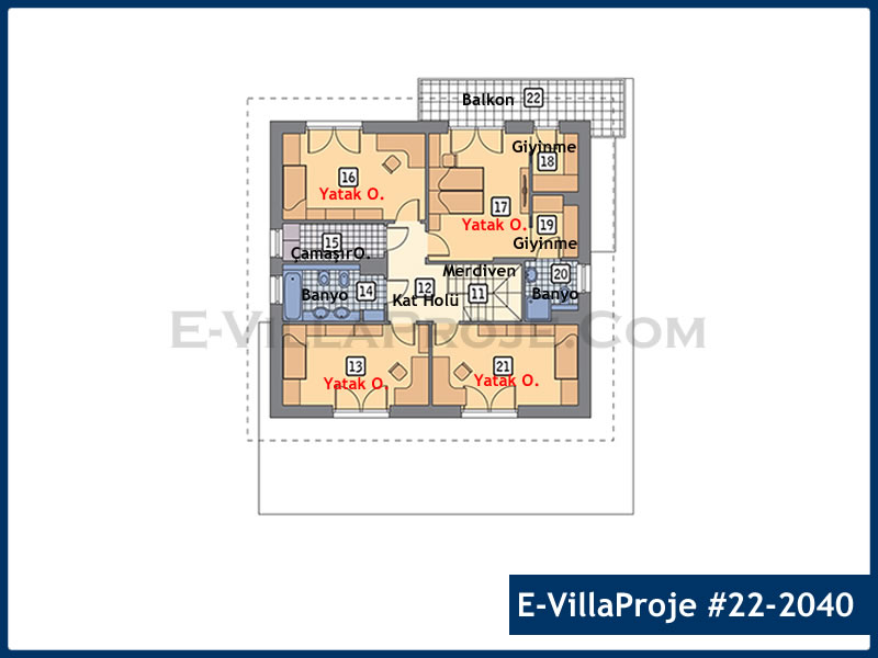 Ev Villa Proje #22 - 2040 Thumbnail 3