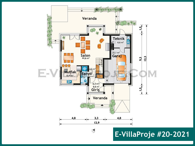 Ev Villa Proje #20 - 2021 Thumbnail 2