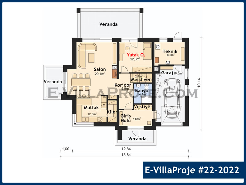 Ev Villa Proje #22 - 2022 Thumbnail 2