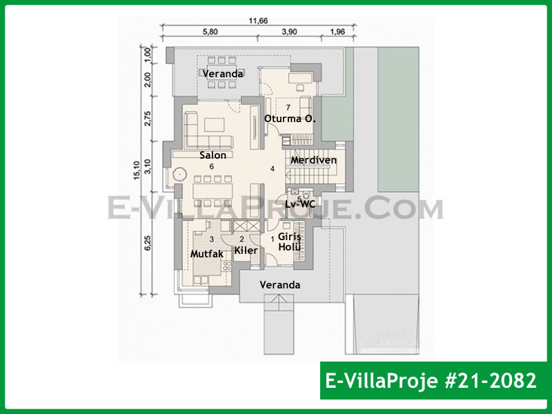 Ev Villa Proje #21 - 2082 Thumbnail 2