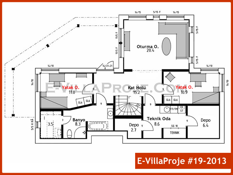 Ev Villa Proje #19 - 2013 Thumbnail 12