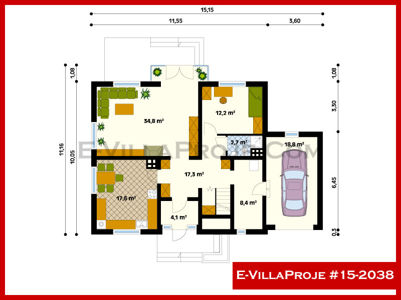 Ev Villa Proje #15 - 2038 Thumbnail 2
