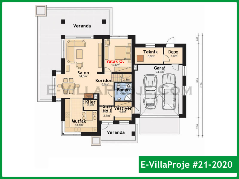 Ev Villa Proje #21 - 2020 Thumbnail 2