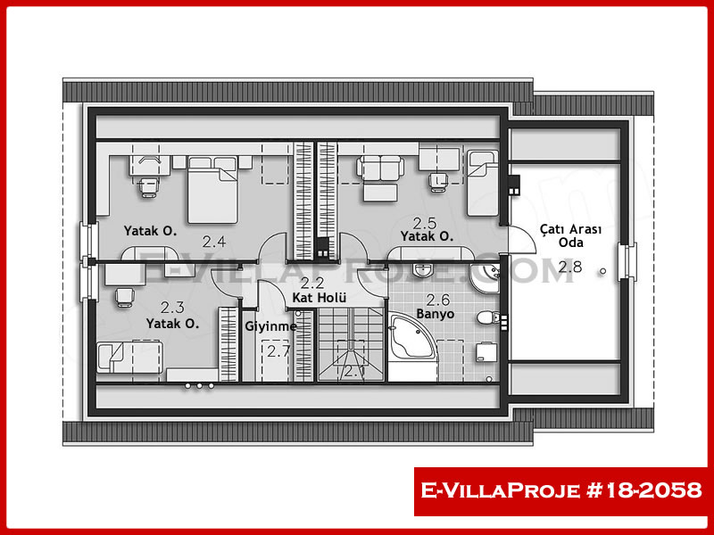 Ev Villa Proje #18 - 2058 Thumbnail 3