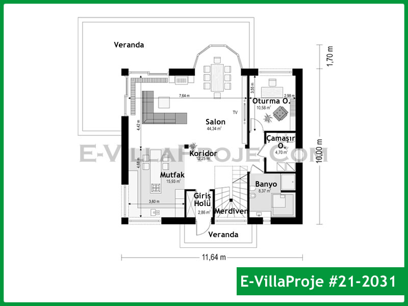 Ev Villa Proje #21 - 2031 Thumbnail 2