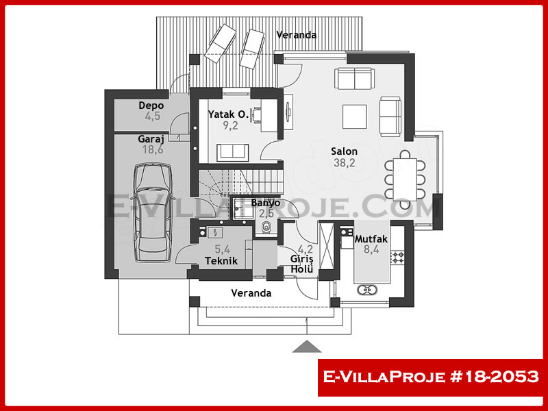 Ev Villa Proje #18 - 2053 Thumbnail 2