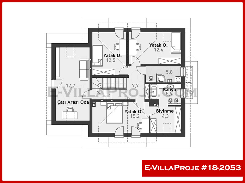 Ev Villa Proje #18 - 2053 Thumbnail 3