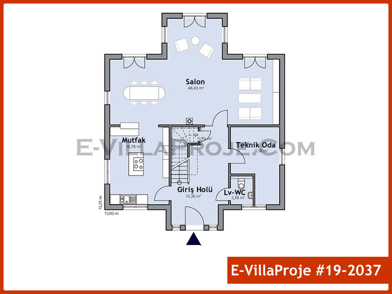Ev Villa Proje #19 - 2037 Thumbnail 2