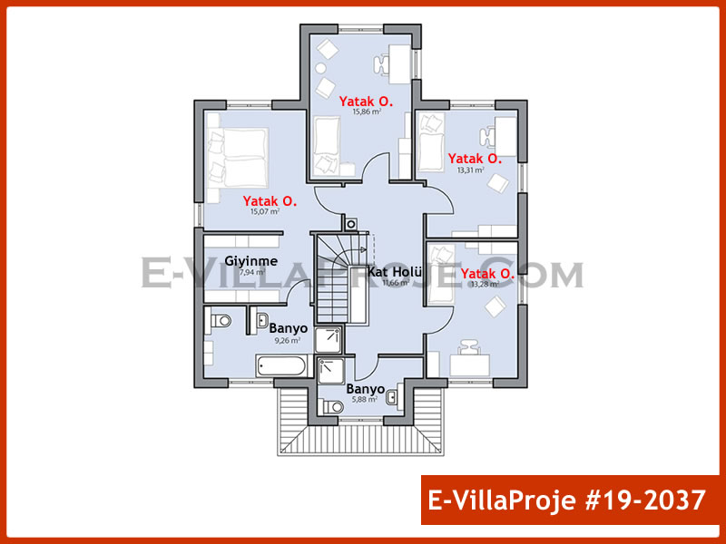 Ev Villa Proje #19 - 2037 Thumbnail 3