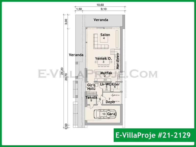 Ev Villa Proje #21 - 2129 Thumbnail 2