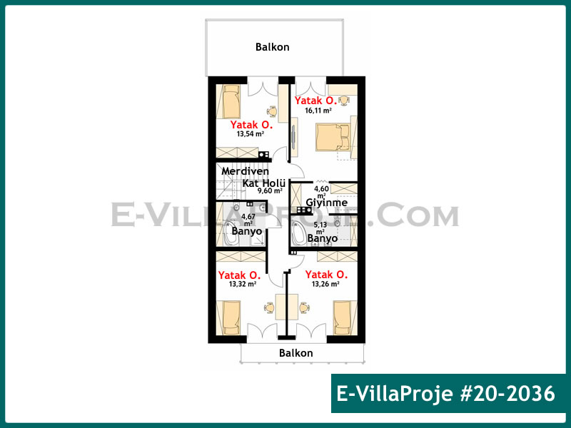 Ev Villa Proje #20 - 2036 Thumbnail 3