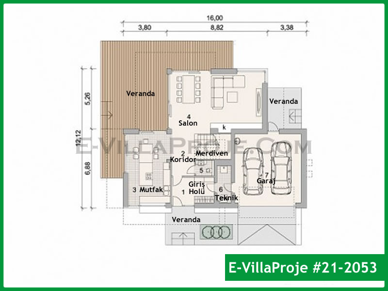 Ev Villa Proje #21 - 2053 Thumbnail 2