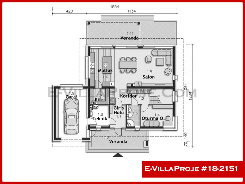 Ev Villa Proje #18 - 2151 Thumbnail 2