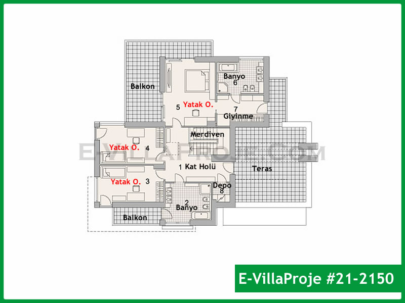 Ev Villa Proje #21 - 2150 Thumbnail 3
