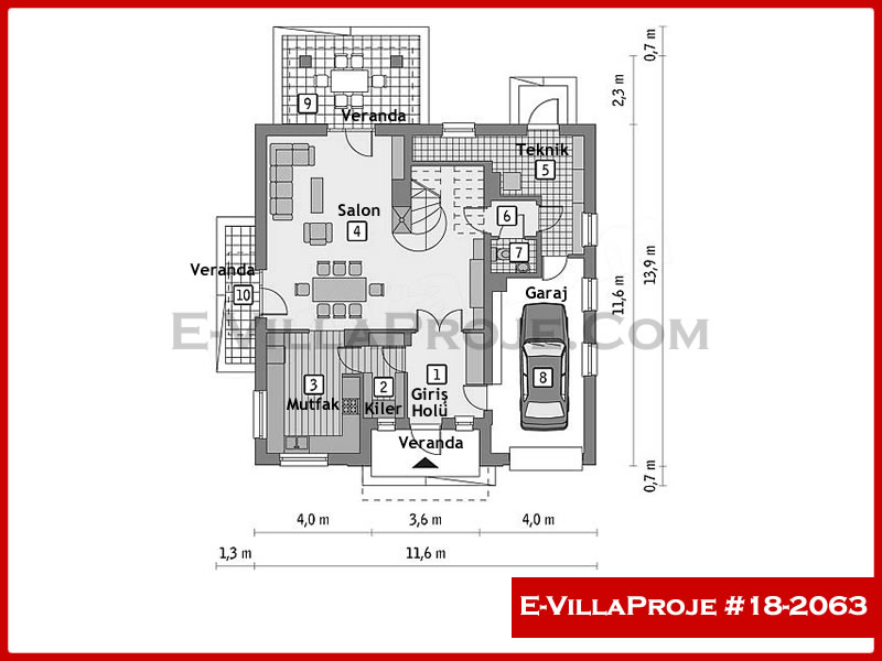 Ev Villa Proje #18 - 2063 Thumbnail 2
