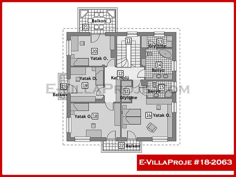 Ev Villa Proje #18 - 2063 Thumbnail 3