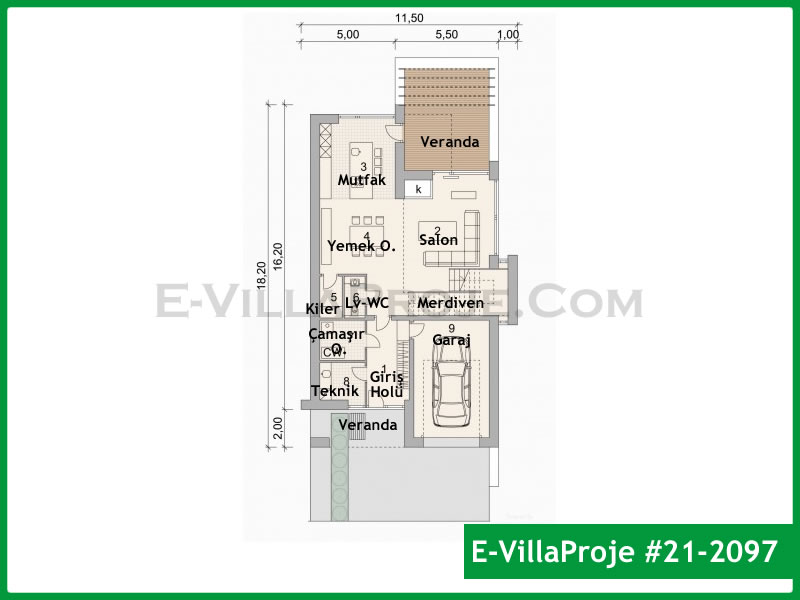 Ev Villa Proje #21 - 2097 Thumbnail 2