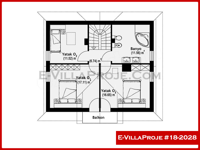 Ev Villa Proje #18 - 2028 Thumbnail 3