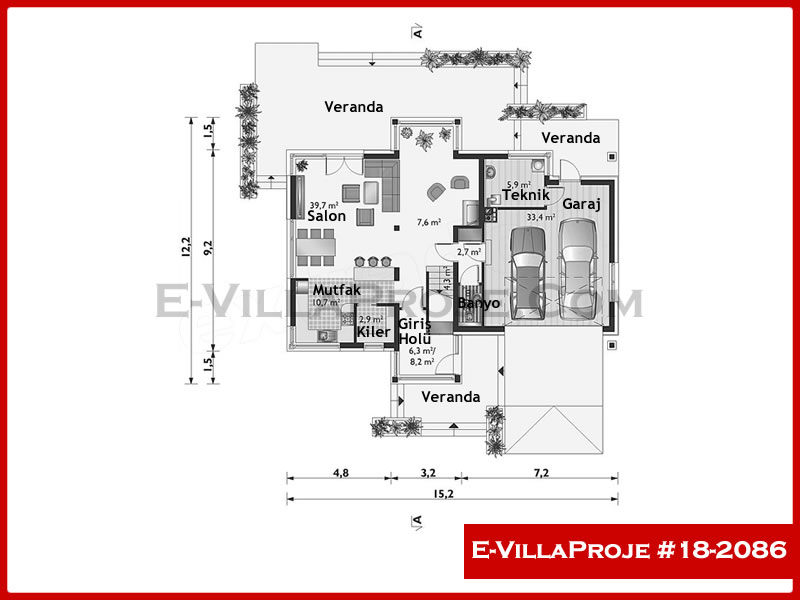Ev Villa Proje #18 - 2086 Thumbnail 2