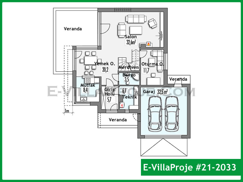 Ev Villa Proje #21 - 2033 Thumbnail 2