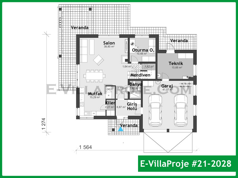 Ev Villa Proje #21 - 2028 Thumbnail 2