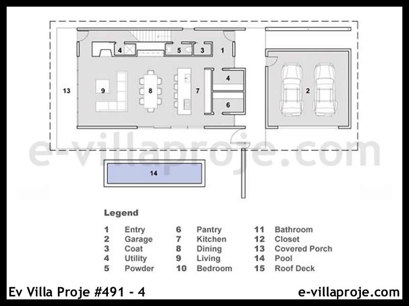Ev Villa Proje #491 - 4 Thumbnail 2