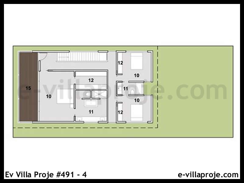 Ev Villa Proje #491 - 4 Thumbnail 3