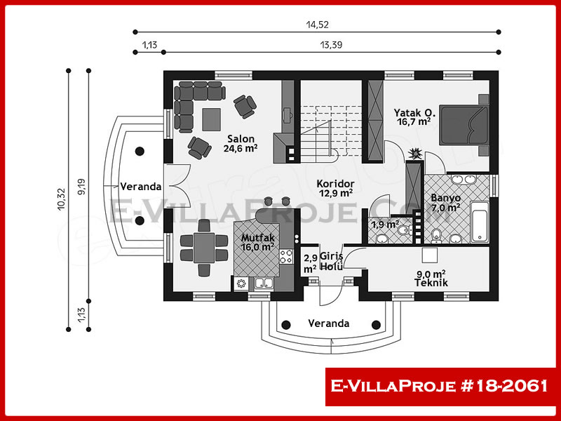 Ev Villa Proje #18 - 2061 Thumbnail 2