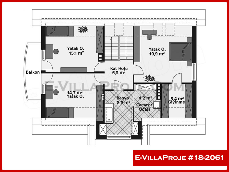 Ev Villa Proje #18 - 2061 Thumbnail 3