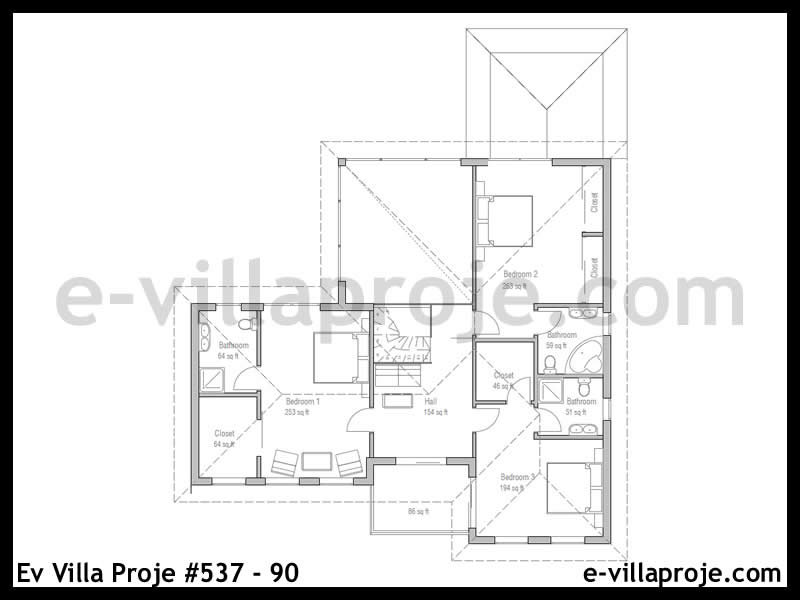 Ev Villa Proje #537 - 90 Thumbnail 3
