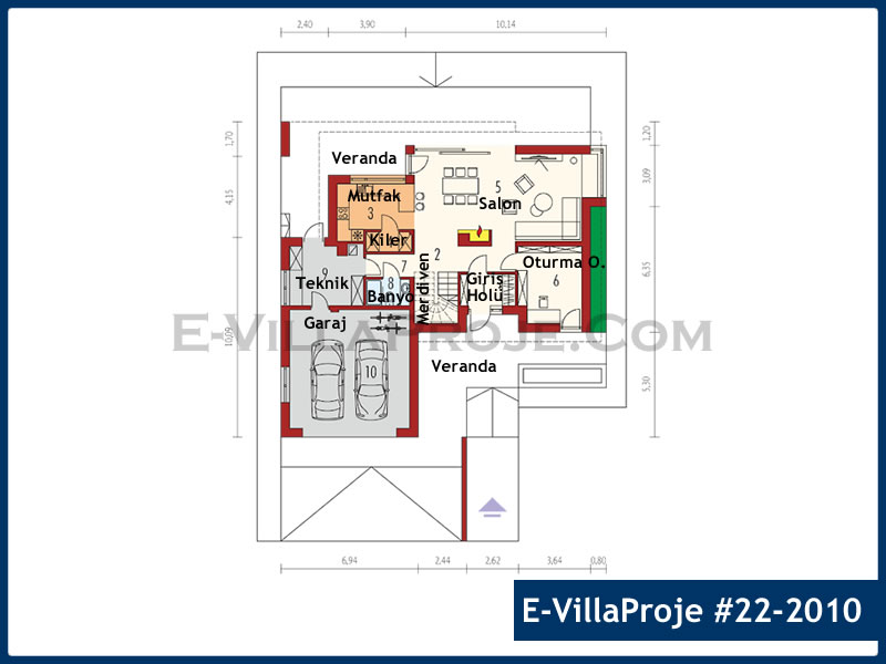Ev Villa Proje #22 - 2010 Thumbnail 2