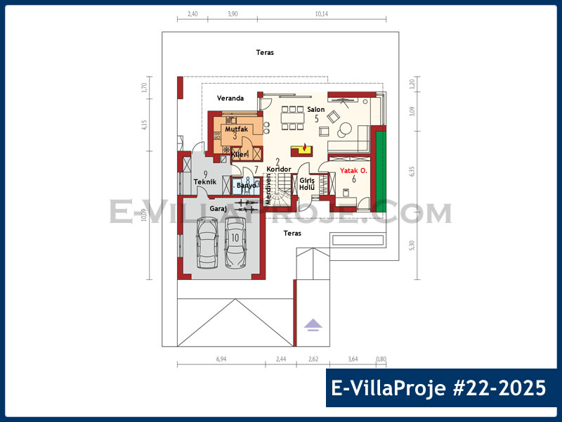 Ev Villa Proje #22 - 2025 Thumbnail 2