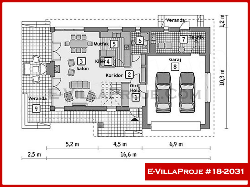 Ev Villa Proje #18 - 2031 Thumbnail 2