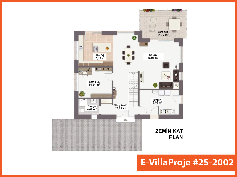 Ev Villa Proje #25 - 2002 Thumbnail 2