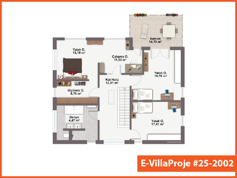 Ev Villa Proje #25 - 2002 Thumbnail 3