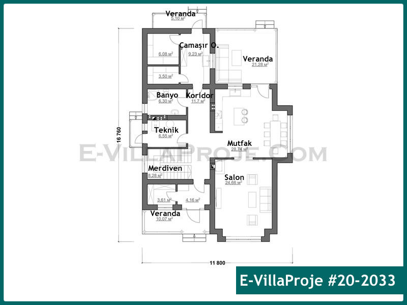 Ev Villa Proje #20 - 2033 Thumbnail 2