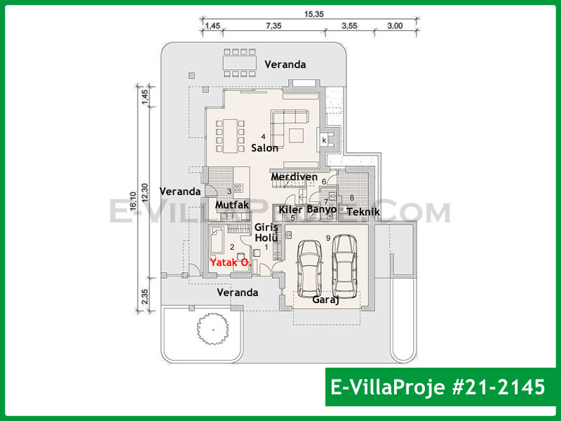 Ev Villa Proje #21 - 2145 Thumbnail 2