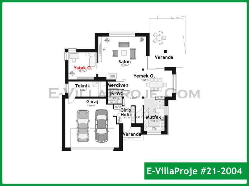 Ev Villa Proje #21 - 2014 Thumbnail 2