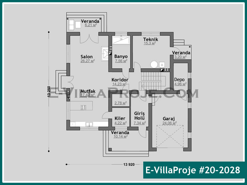Ev Villa Proje #20 - 2028 Thumbnail 2