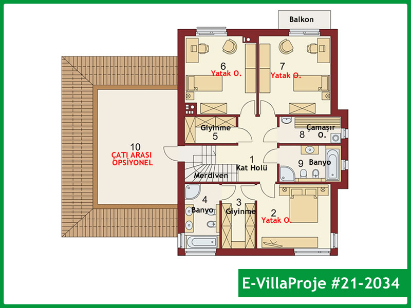 Ev Villa Proje #21 - 2034 Thumbnail 3