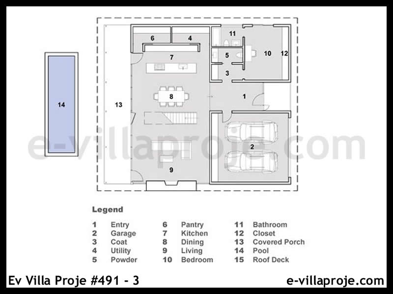 Ev Villa Proje #491 - 3 Thumbnail 2