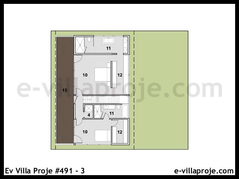 Ev Villa Proje #491 - 3 Thumbnail 3