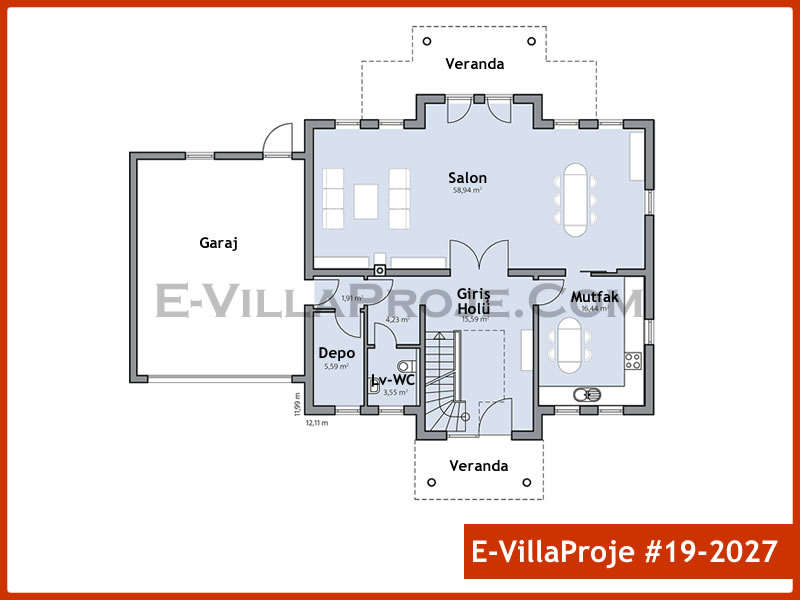 Ev Villa Proje #19 - 2027 Thumbnail 2