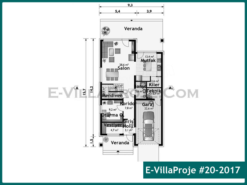 Ev Villa Proje #20 - 2017 Thumbnail 2