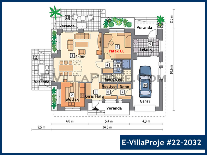 Ev Villa Proje #22 - 2032 Thumbnail 2