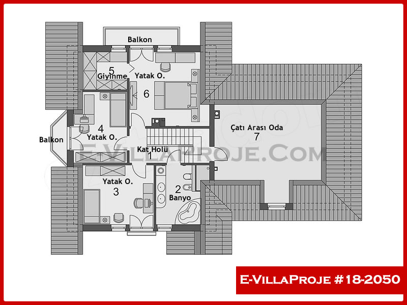 Ev Villa Proje #18 - 2050 Thumbnail 3