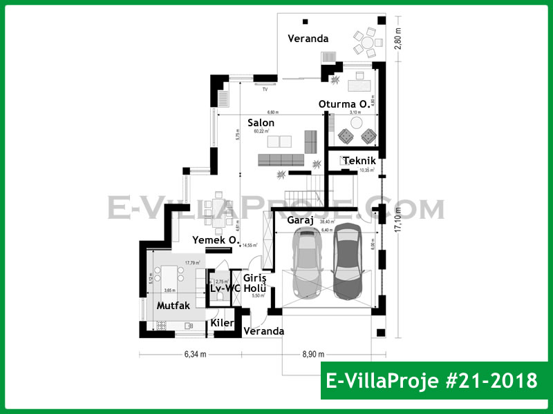 Ev Villa Proje #21 - 2018 Thumbnail 2