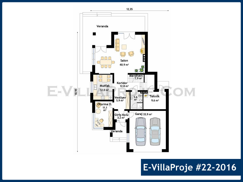 Ev Villa Proje #22 - 2016 Thumbnail 2