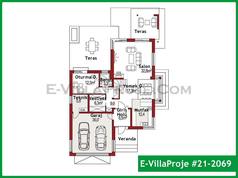 Ev Villa Proje #21 - 2069 Thumbnail 2