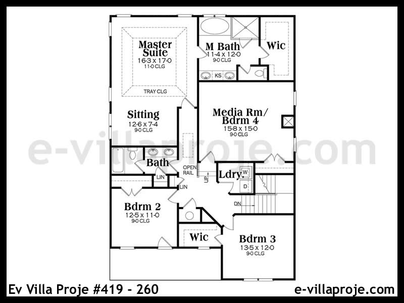 Ev Villa Proje #419 - 260 Thumbnail 3